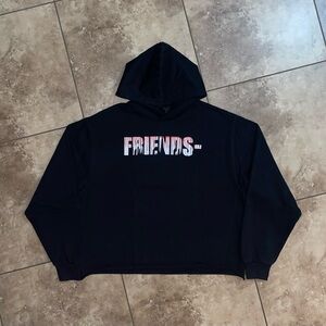 Vlone Friends Scissors Hoodie Black Large